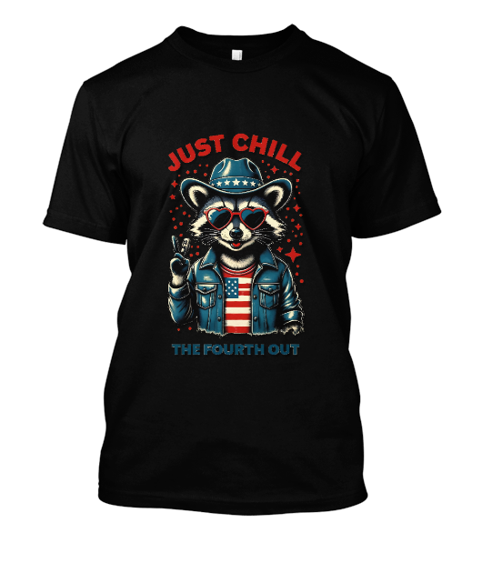 Just Chill – \"Patriotic Raccoon Vibes\"