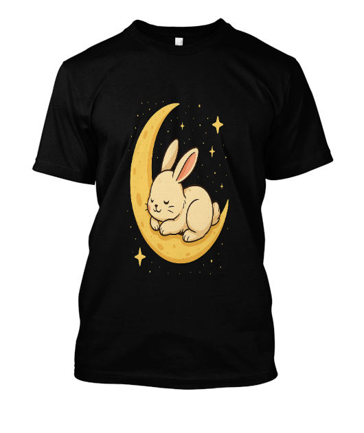 T-shirtDesign Rêves de lune bercés par les étoiles