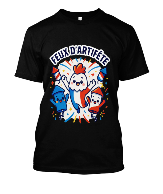 Pétarade joyeuse en tricolore festif