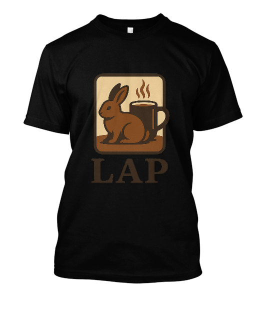 T-shirtDesign Saveur tranquille avec muse aux longues oreilles