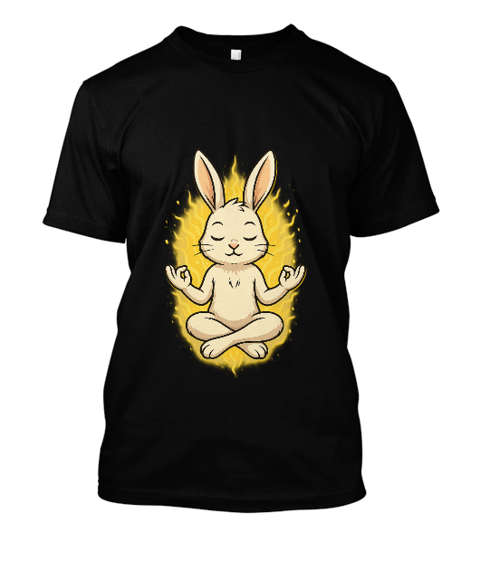 T-shirtDesign Sérénité dorée au centre du silence