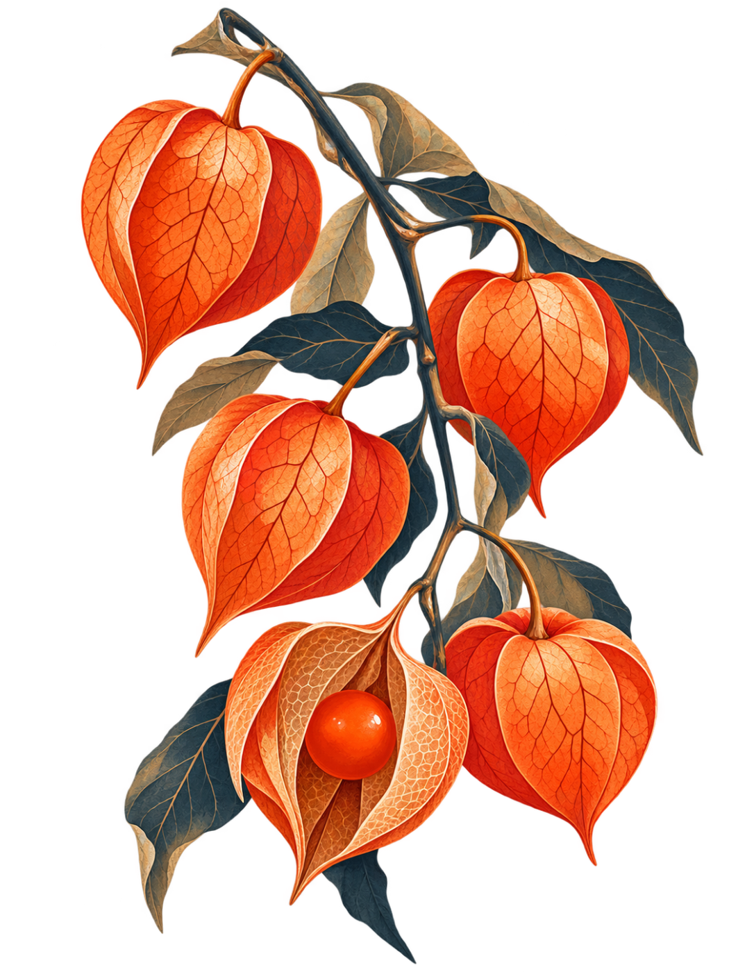 Branche de physalis