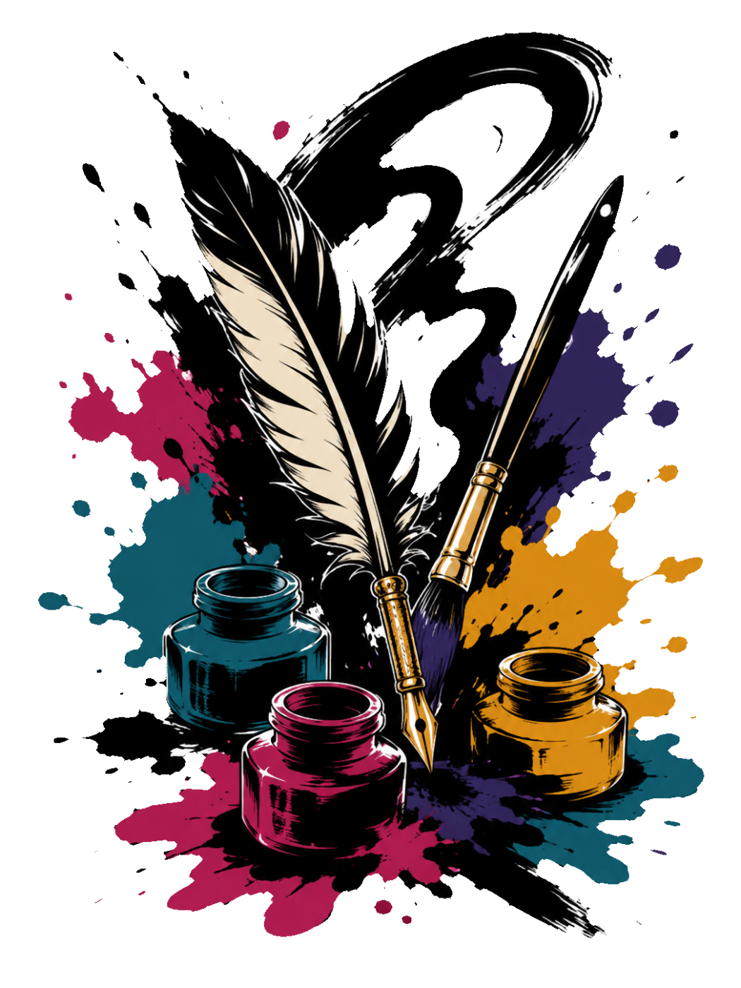 Calligraphie abstraite