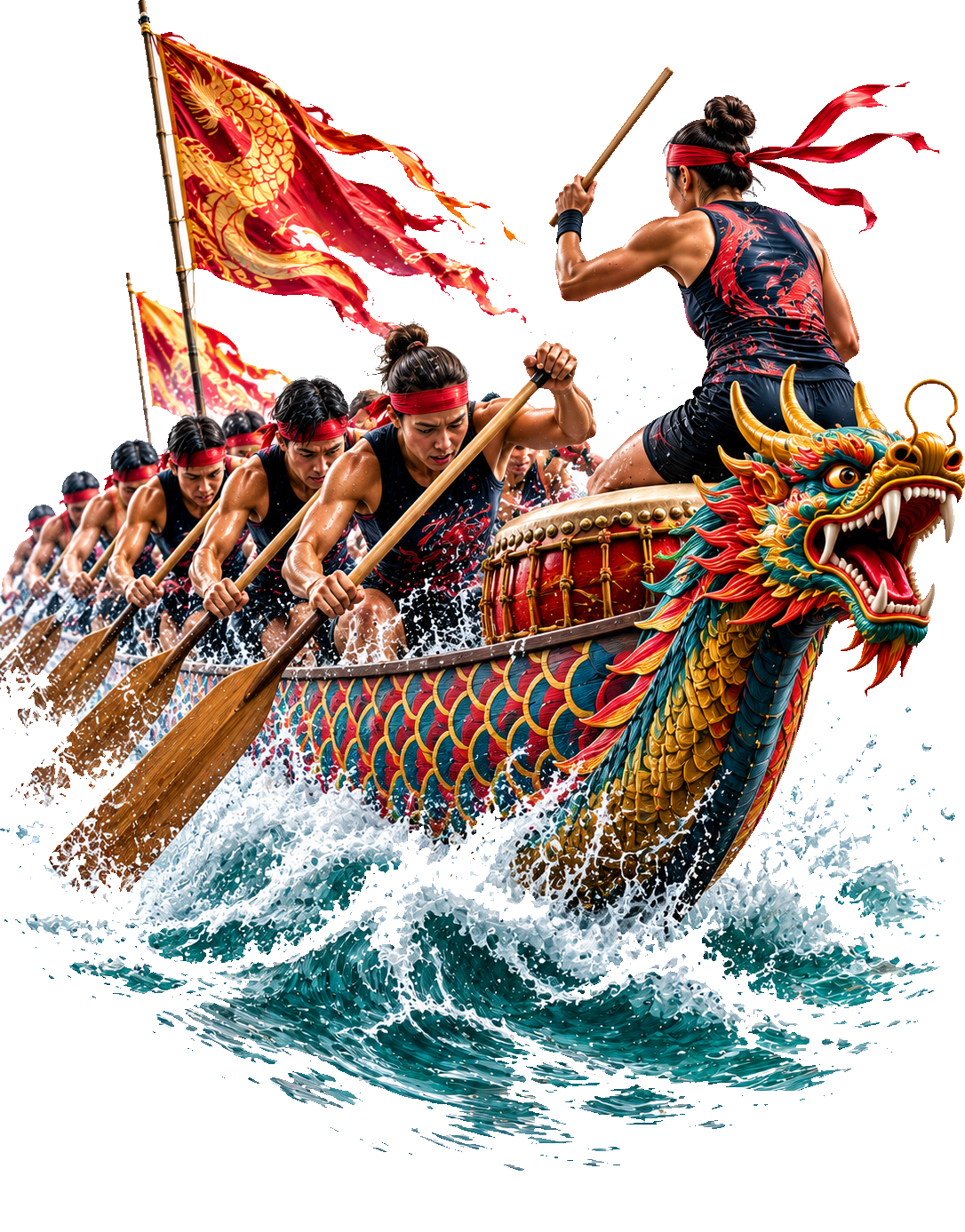 Course de bateaux-dragons