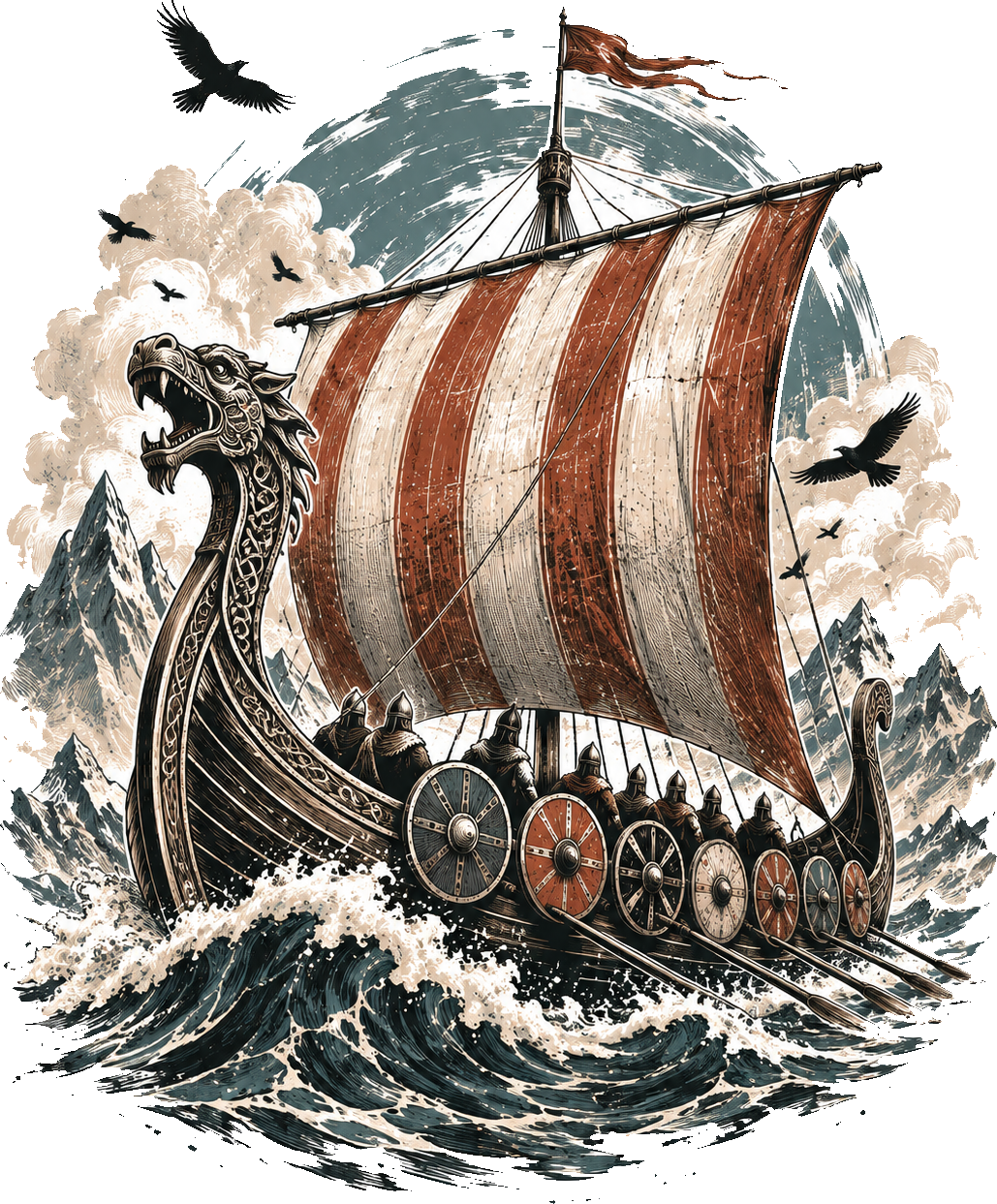 Drakkar viking générique