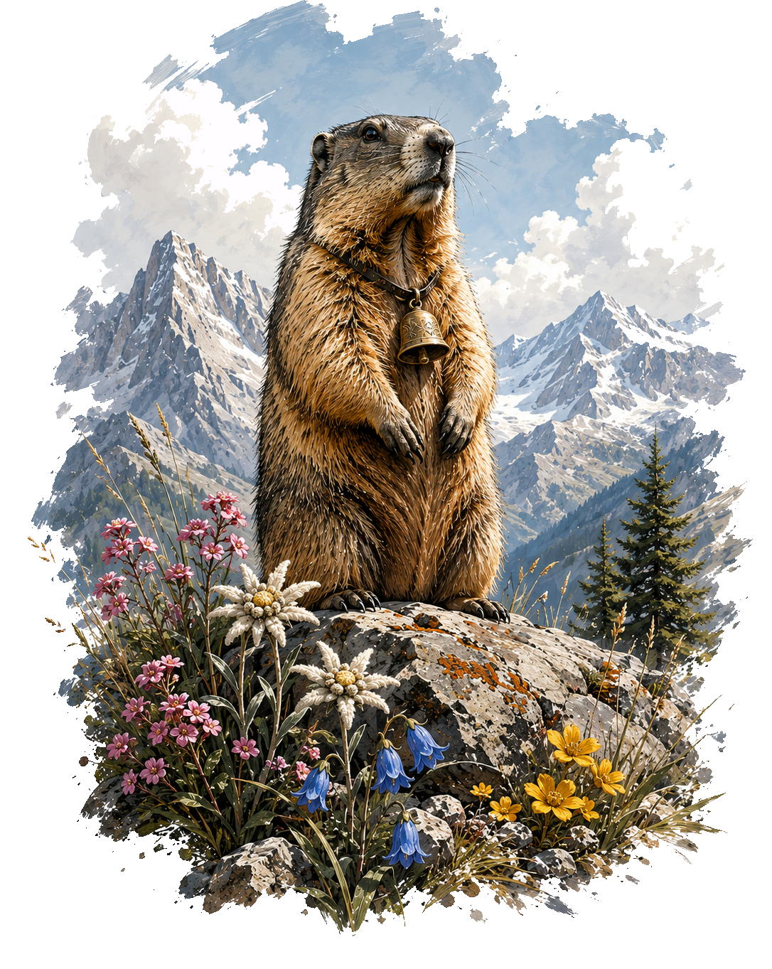 Marmotte alpine