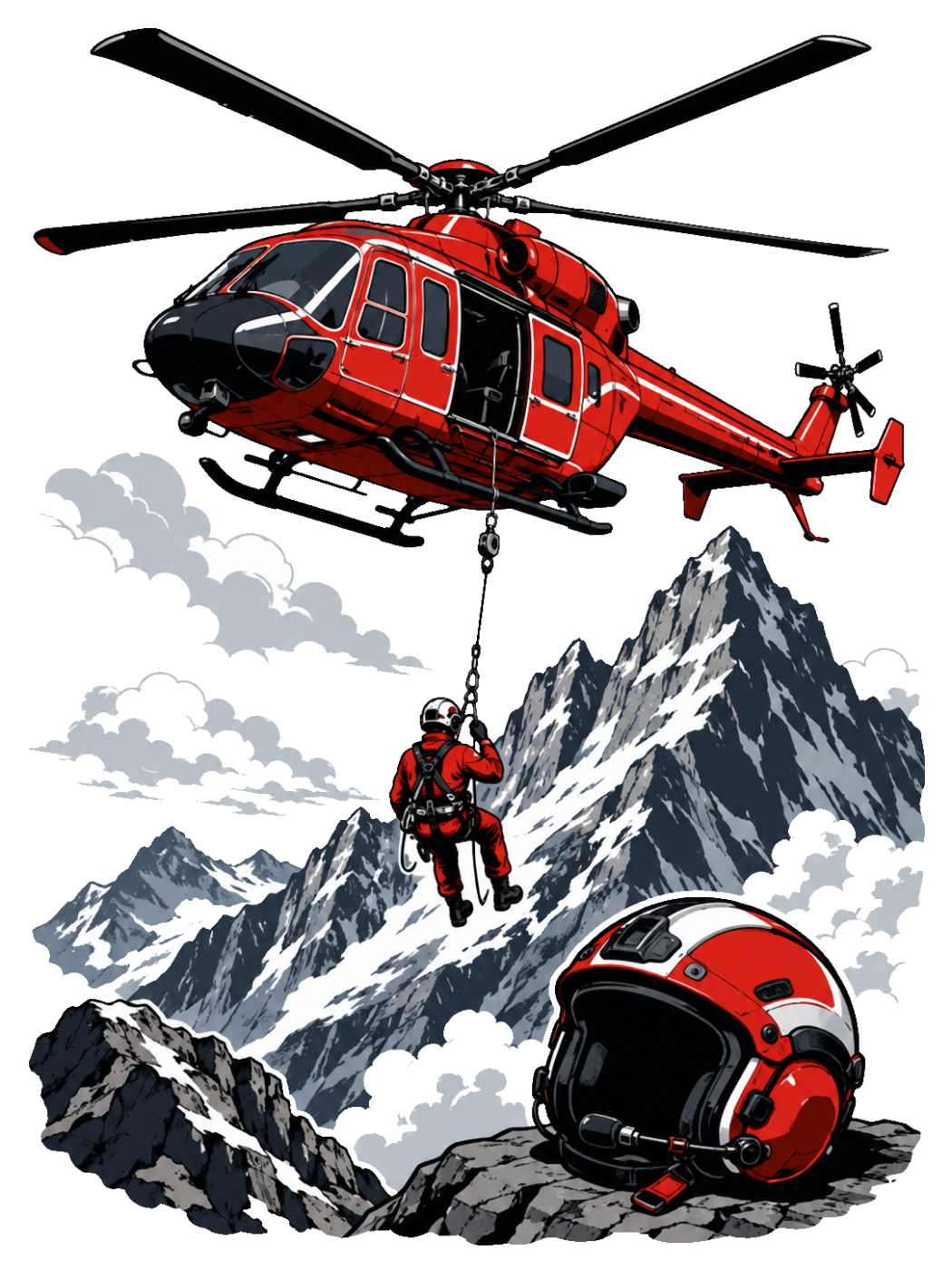 Pilote d’hélicoptère de secours